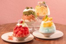 福岡名産あまおう苺や八女茶を使用した夏季限定かき氷が発売