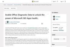 Office診断データ(ODD)を活用するメリットとは？Microsoftが説明