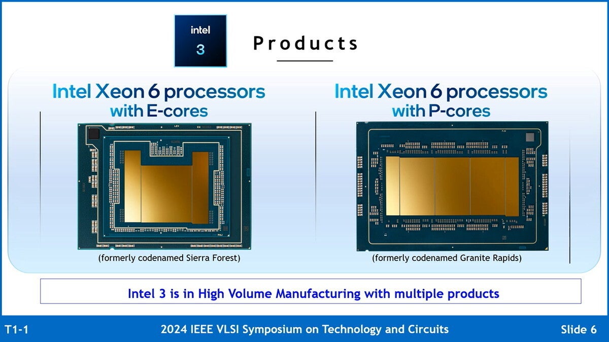 「Intel 3」プロセスの詳細について初めて言及 - 最大18%性能向上、すでにXeon 6量産中