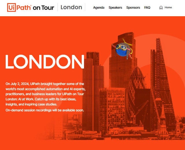 UiPath、「UiPath on Tour London:AI at Work」で生成AI活用の新機能を発表