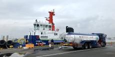 レゾナック、商用アンモニア燃料タグボートに低炭素燃料アンモニアを供給