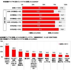 8割超、長距離ドライブ中にトラブル直面 - その内容1位は?