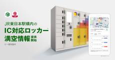 NAVITIME、JR東日本駅構内のIC対応ロッカー満空情報を提供開始