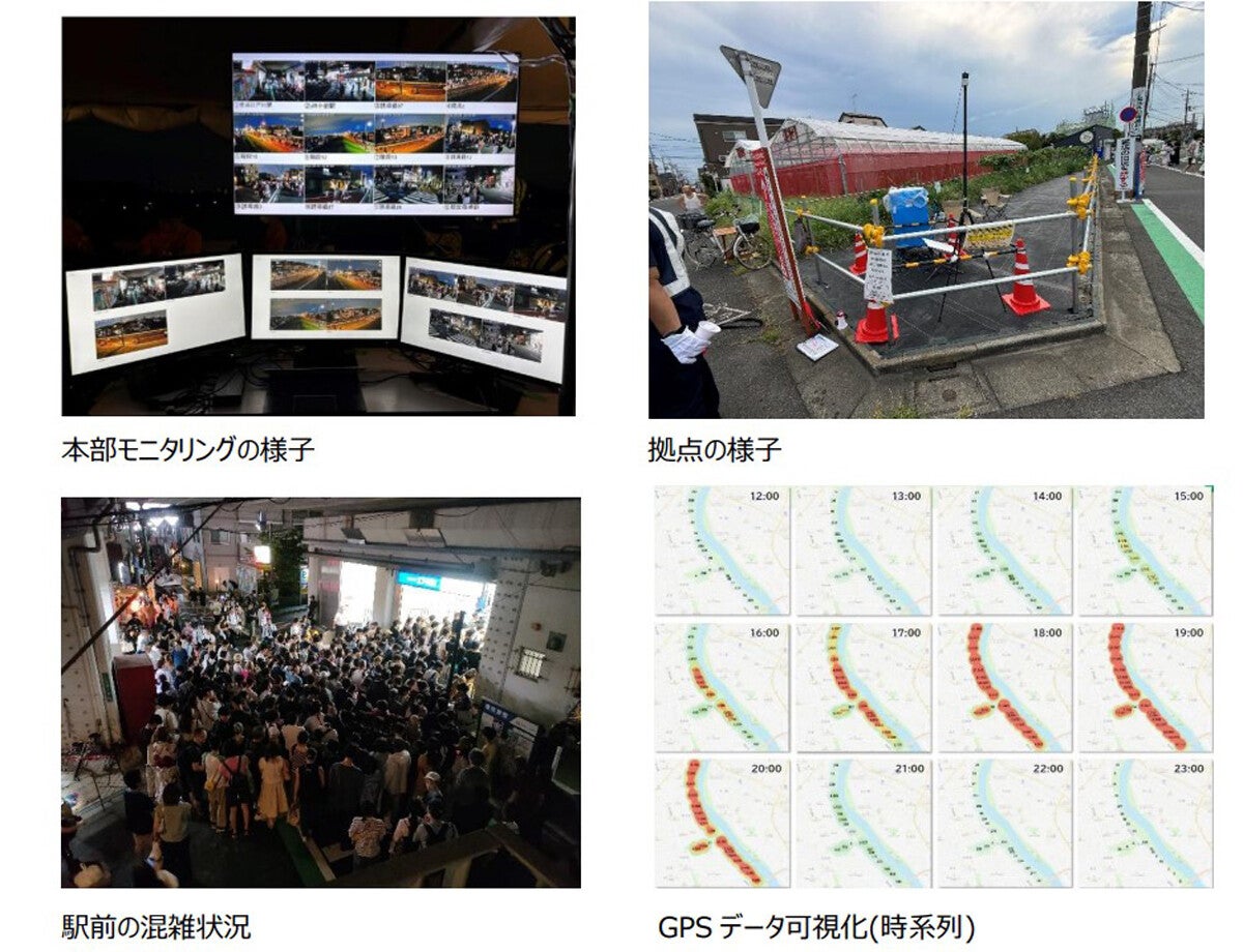 NTT東日本、映像・人流データ活用により江戸川区花火大会の運営を支援