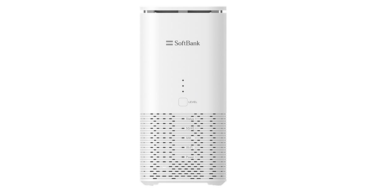 ソフトバンク、5G／Wi-Fi 7対応ホームルーター「Airターミナル6」を11月下旬に発売