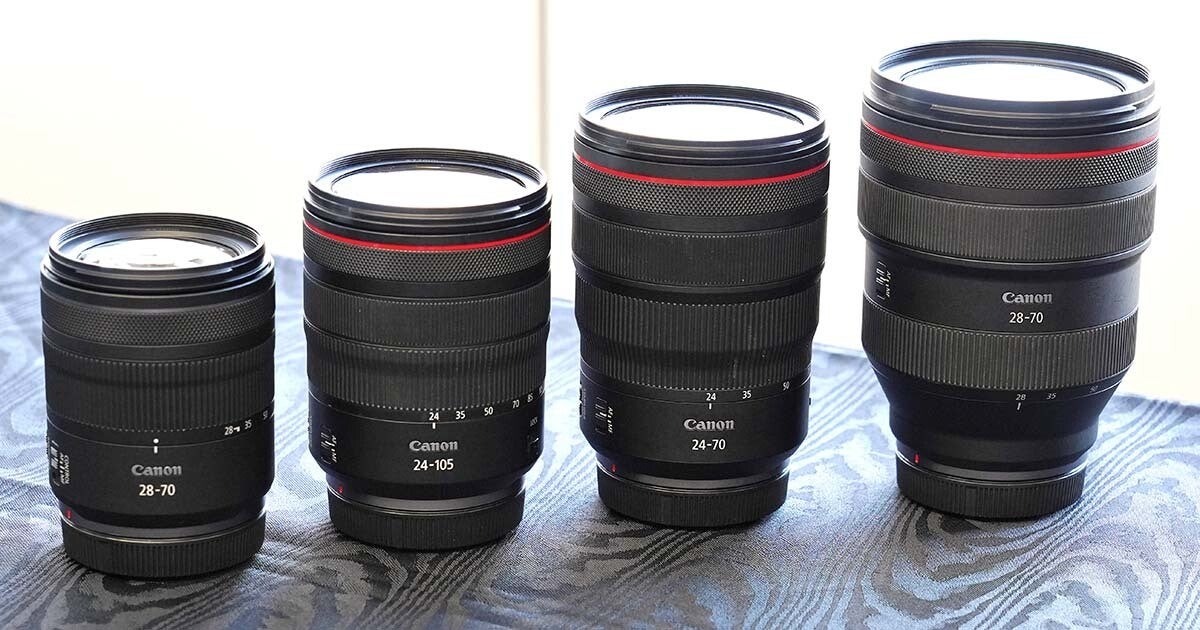 キヤノン、Lレンズに迫る高画質のF2.8標準ズーム「RF28-70mm F2.8 IS STM」