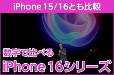 iPhone基本の「き」 第620回 数字で比べるiPhone 16／16 PlusとPro／Pro Max - 14／15とも比較