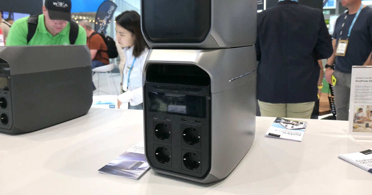 EcoFlowの最速充電ポータブル電源をIFAで発見、かぶって充電のソーラー帽子も＜IFA 2024＞