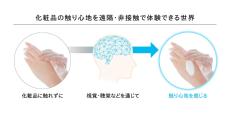 資生堂とNTT、化粧品の触り心地を遠隔で体験できる新技術開発に着手