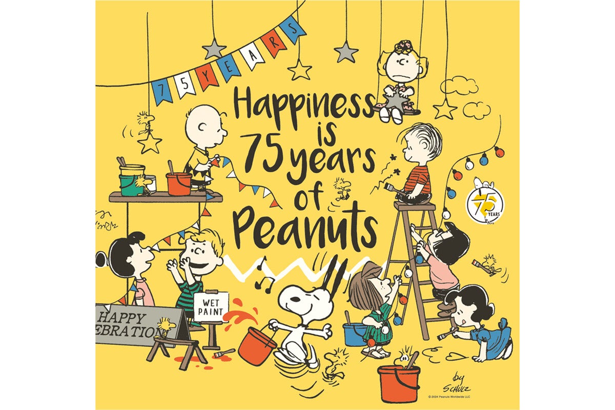 東京駅一番街に、PEANUTS75周年がテーマの期間限定ショップ登場