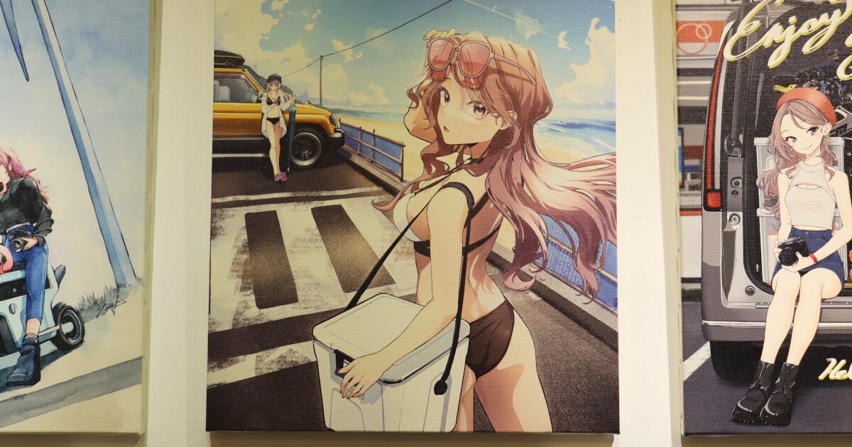 もうすぐ閉幕! クルマとバイクのイラスト展「HELLO,VEHICLE!」に行ってきた