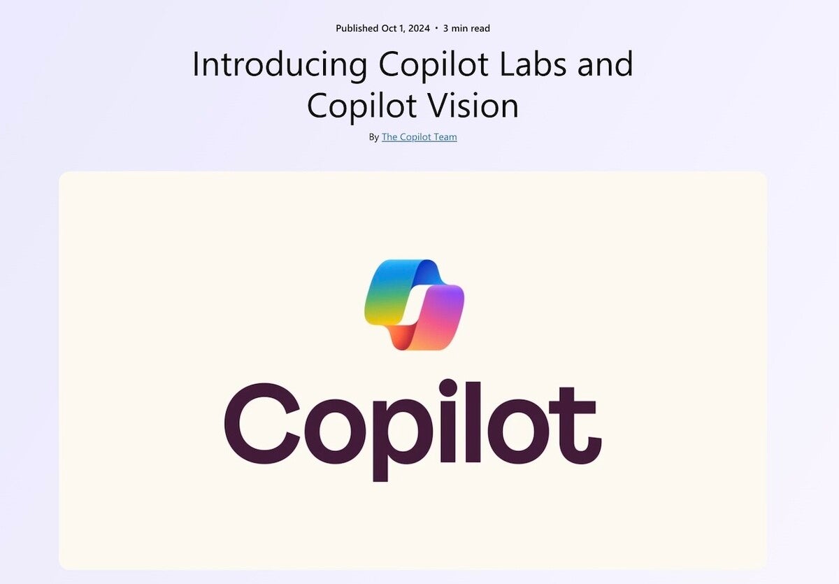 Microsoft、Copilotの実験的機能をテストできる「Copilot Labs」発表