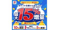 dポイントへのポイント交換で最大15％増量のキャンペーン - 11月1日より