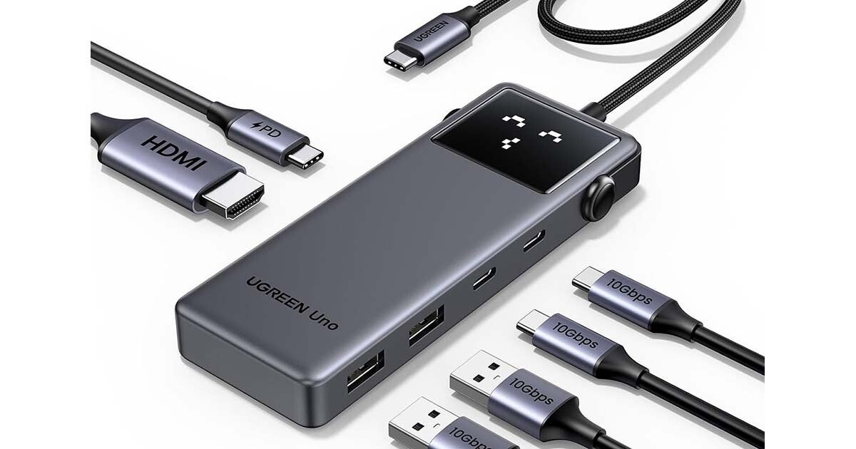 【Amazonプライム感謝祭】UGREEN、表示パネル付きのUSB-Cハブなどがお買い得！