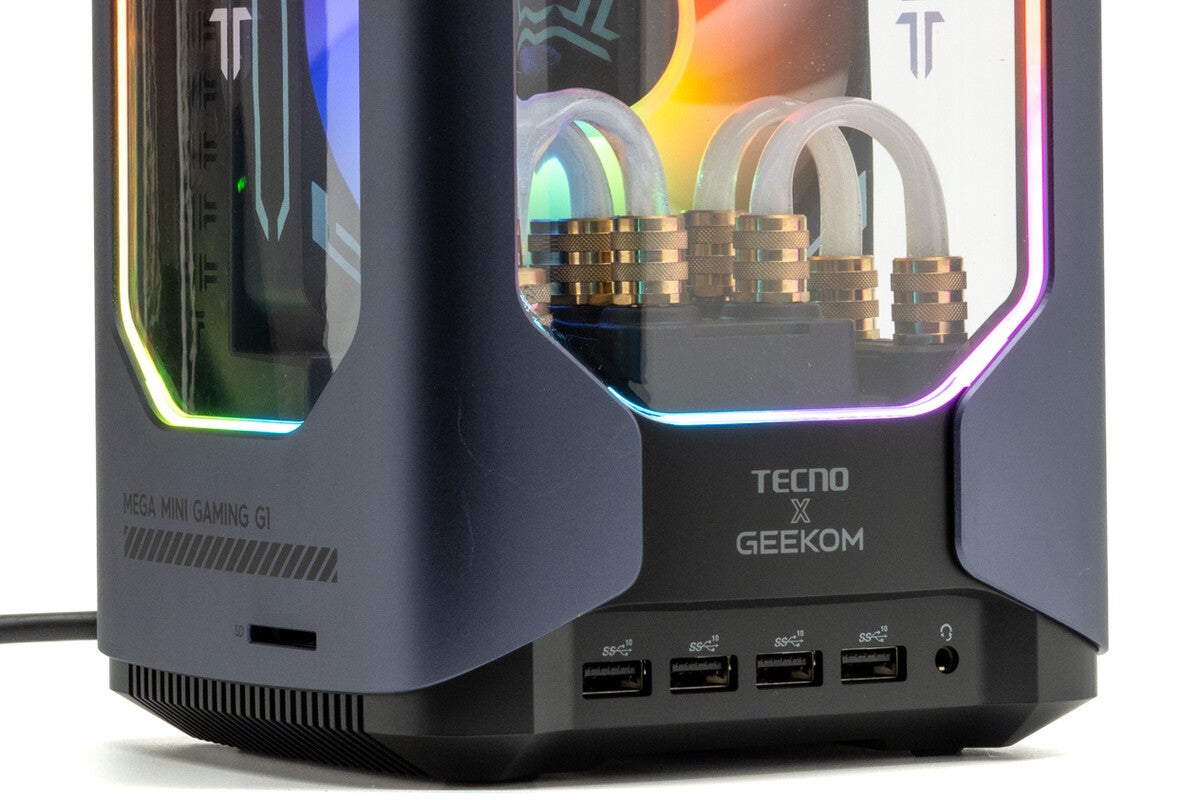 GEEKOM×TECNO「MEGAMINI G1」レビュー、小型ゲーミングPCに水冷クーラーを導入した意欲作