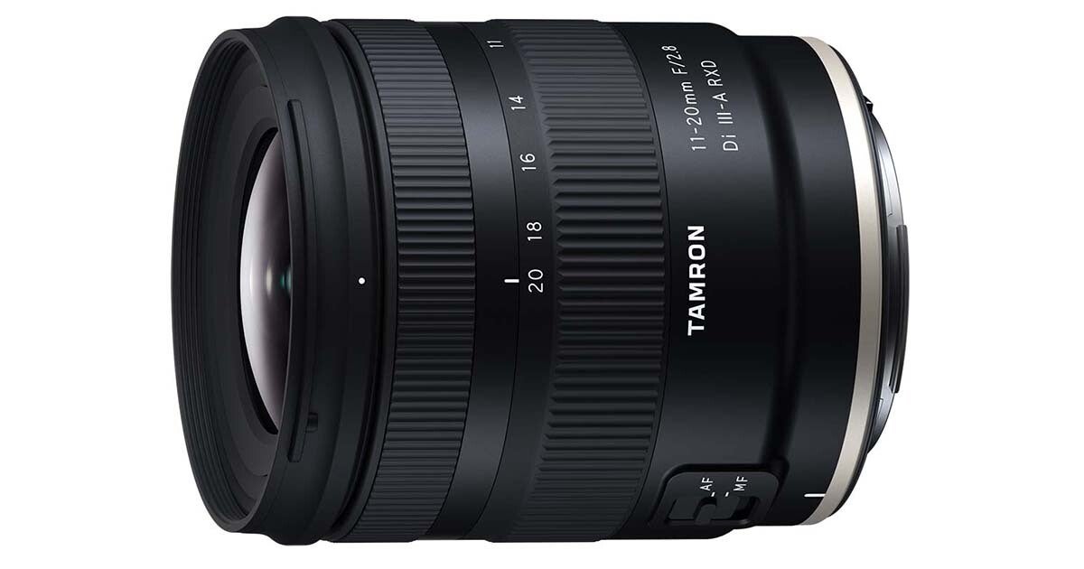 タムロン、キヤノンRFマウント版の超広角ズーム「11-20mm F/2.8 Di III-A RXD」