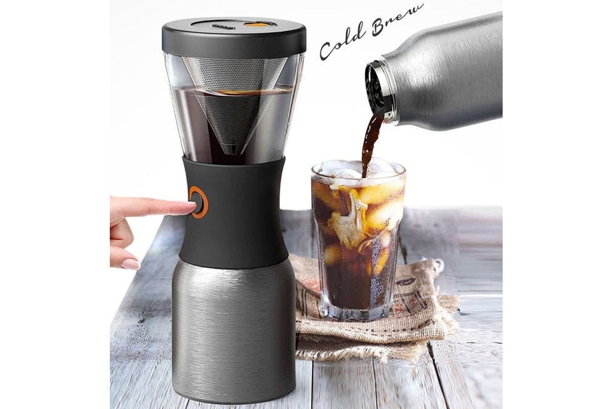 【便利】簡単に水出しコーヒーが作れる、24時間保冷ボトルが登場 - ホットで保温も可能に