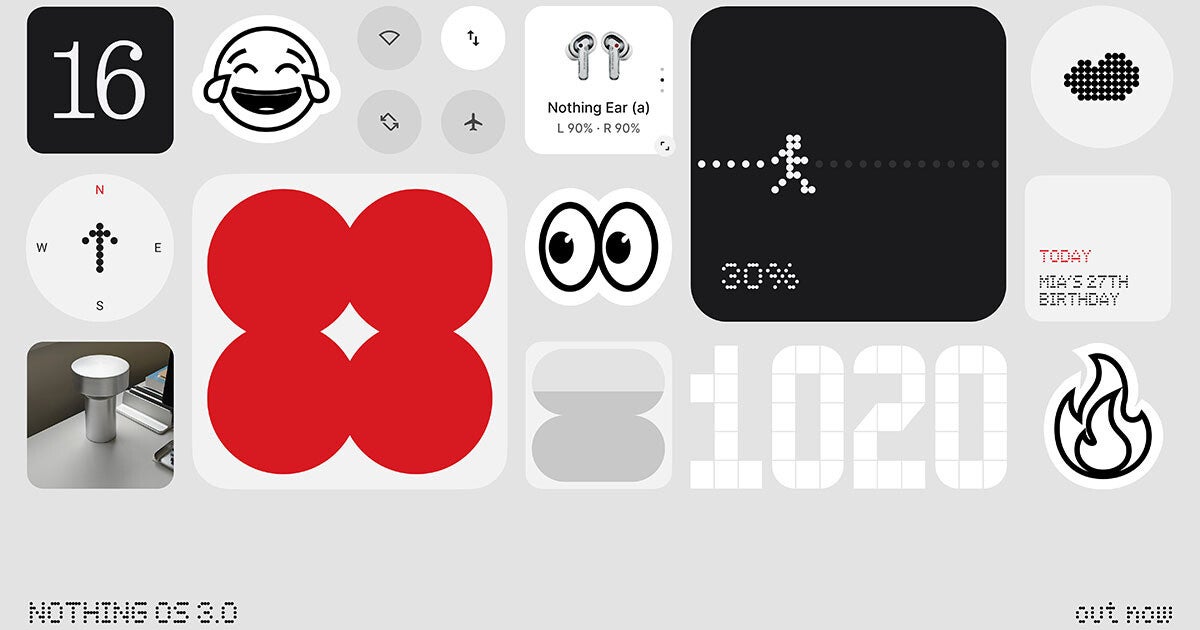 Nothing、Android 15に対応した「Nothing OS 3.0」の配布を開始