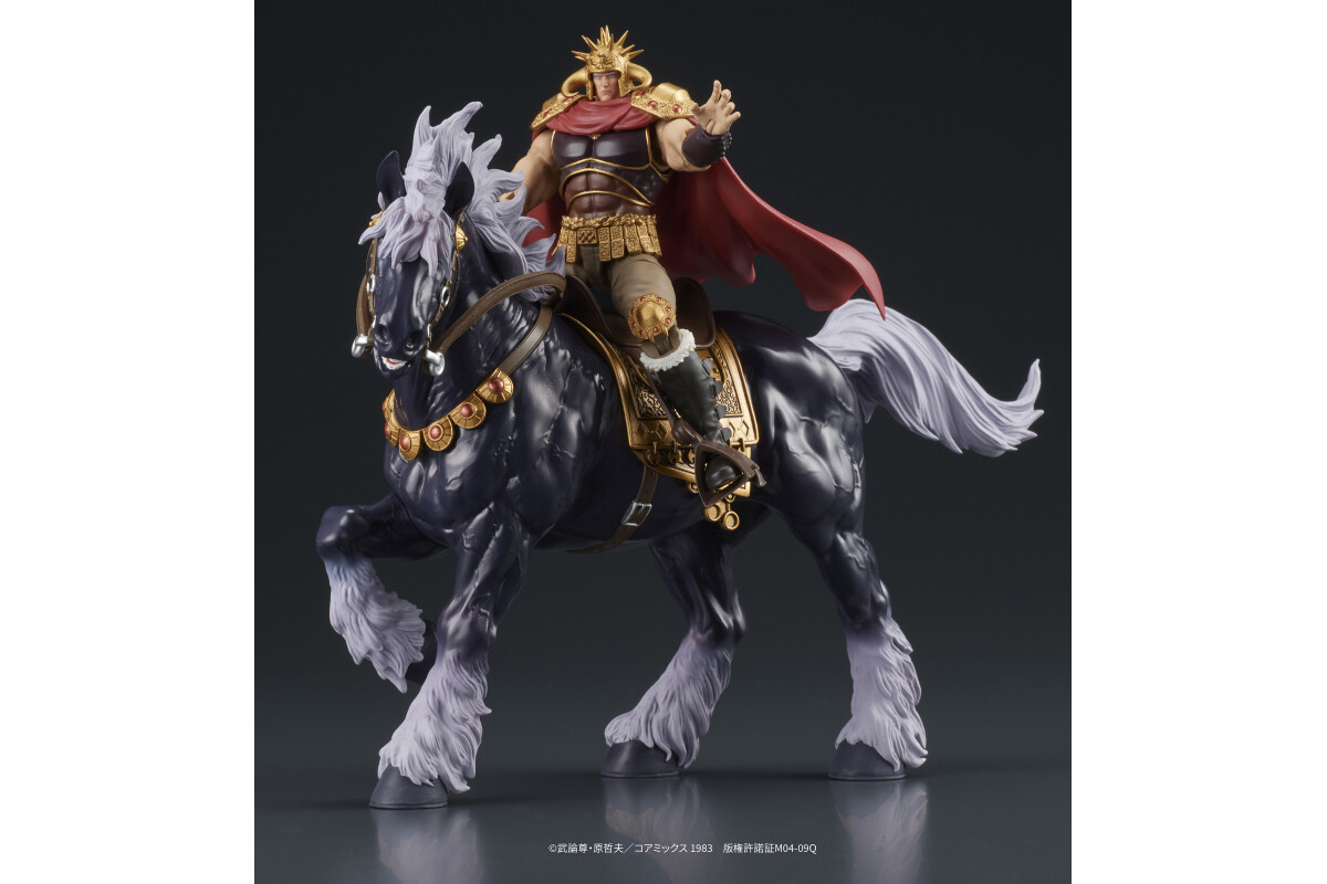 「北斗の拳」ラオウ&黒王号の1/24スケールフィギュアが登場