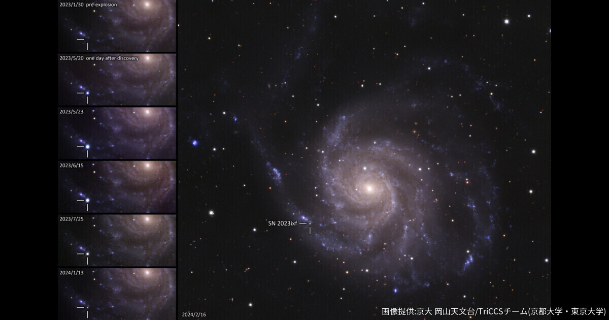 国立天文台など、超新星が30年前から質量放出を活発化させていたと確認