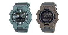 カシオ、電池寿命約10年のロングライフ「G-SHOCK」の天然由来新色モデル