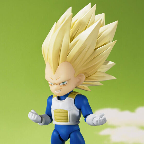 『ドラゴンボールDAIMA』S.H.Figuartsにスーパーサイヤ人3ベジータ(ミニ)が登場