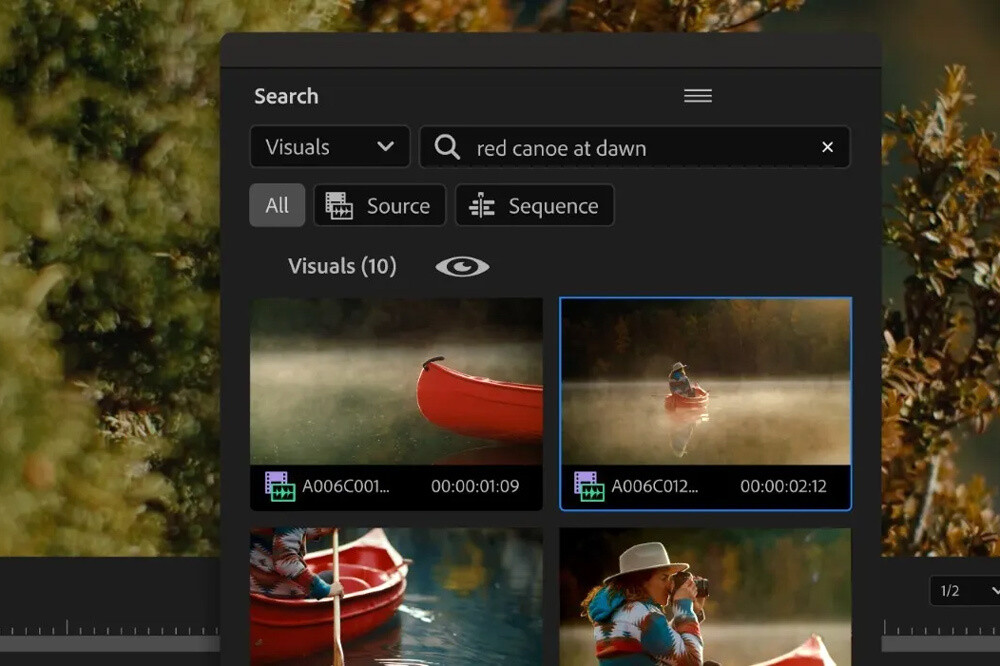 Adobe Premiere ProにAI搭載メディア分析と新検索パネル、素材探しが劇的に楽になる