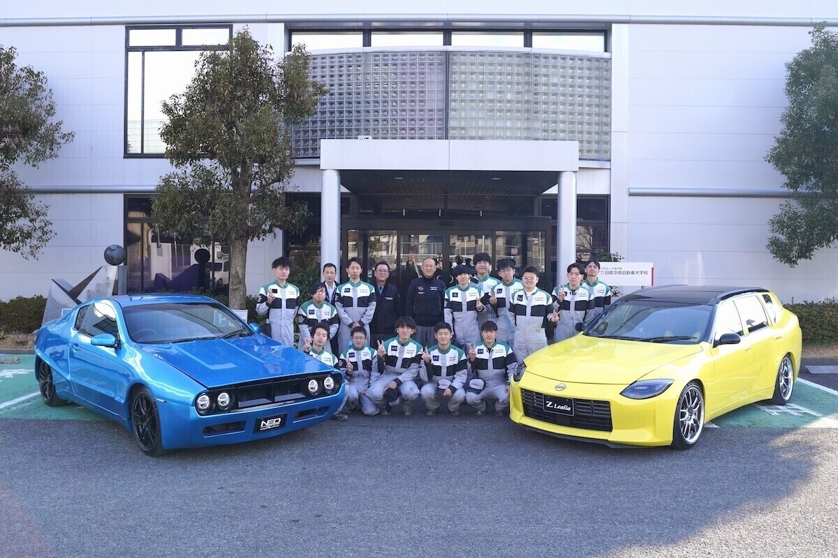 日産・自動車大学校の学生制作のカスタマイズカーを「大阪オートメッセ2025」に出展!