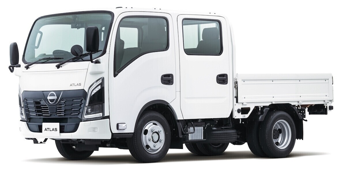 日産「アトラス」の普通免許対応モデルにダブルキャブ追加! 6名まで乗車可能