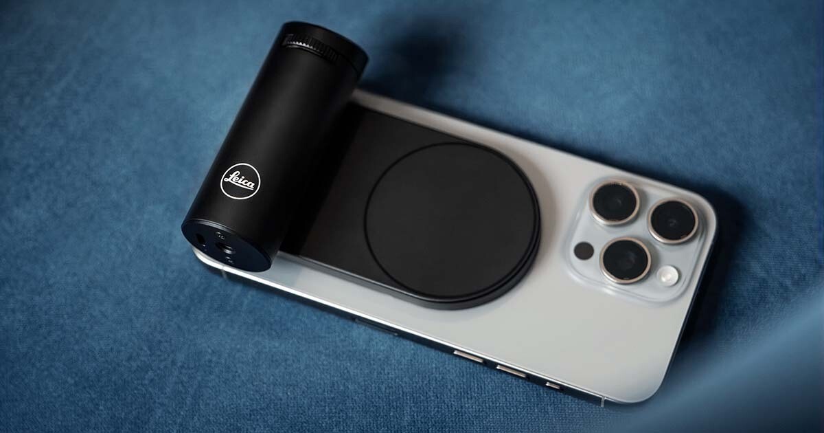 ライカ、iPhone用カメラグリップ「Leica LUXグリップ」　カメラアプリ1年間の利用権付き