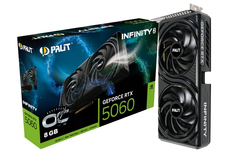 PALIT RTX4060デュアルファン Palit、GeForce RTX 4060 Tiカードを投入。デュアルとシングル
