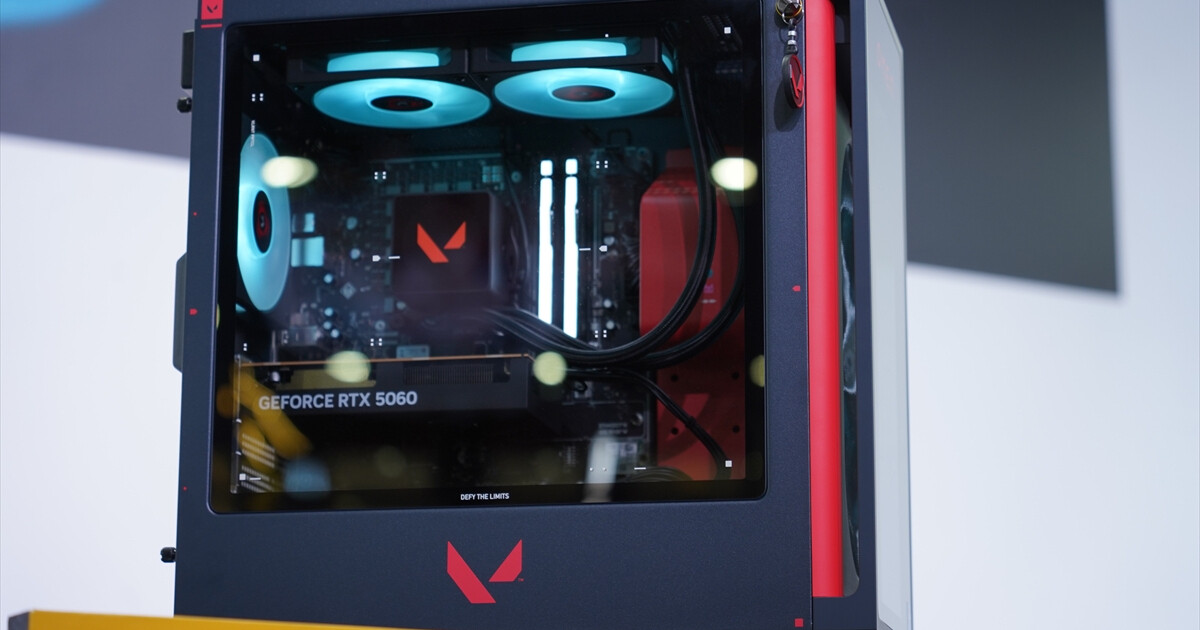 【美品】格安ゲーミングPC Valorantに最適化したモデル Ryzen5搭載 TGS2025】VALORANTコラボのゲーミングPC実機を公開、数量限定で