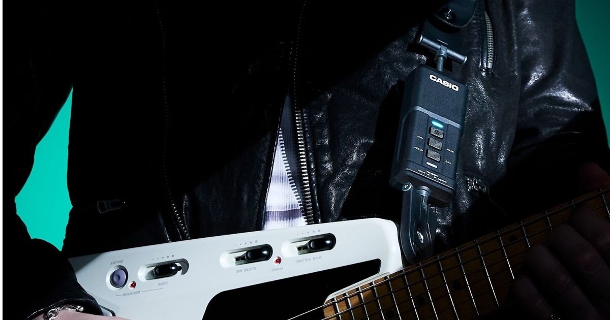 カシオ、ギターストラップに装着して音を制御するエフェクトコントローラーを発売