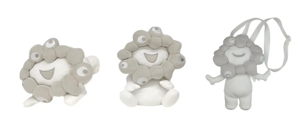 EXPO2025公式】白ミャクミャクのぬいぐるみシリーズが新発売 - 全身