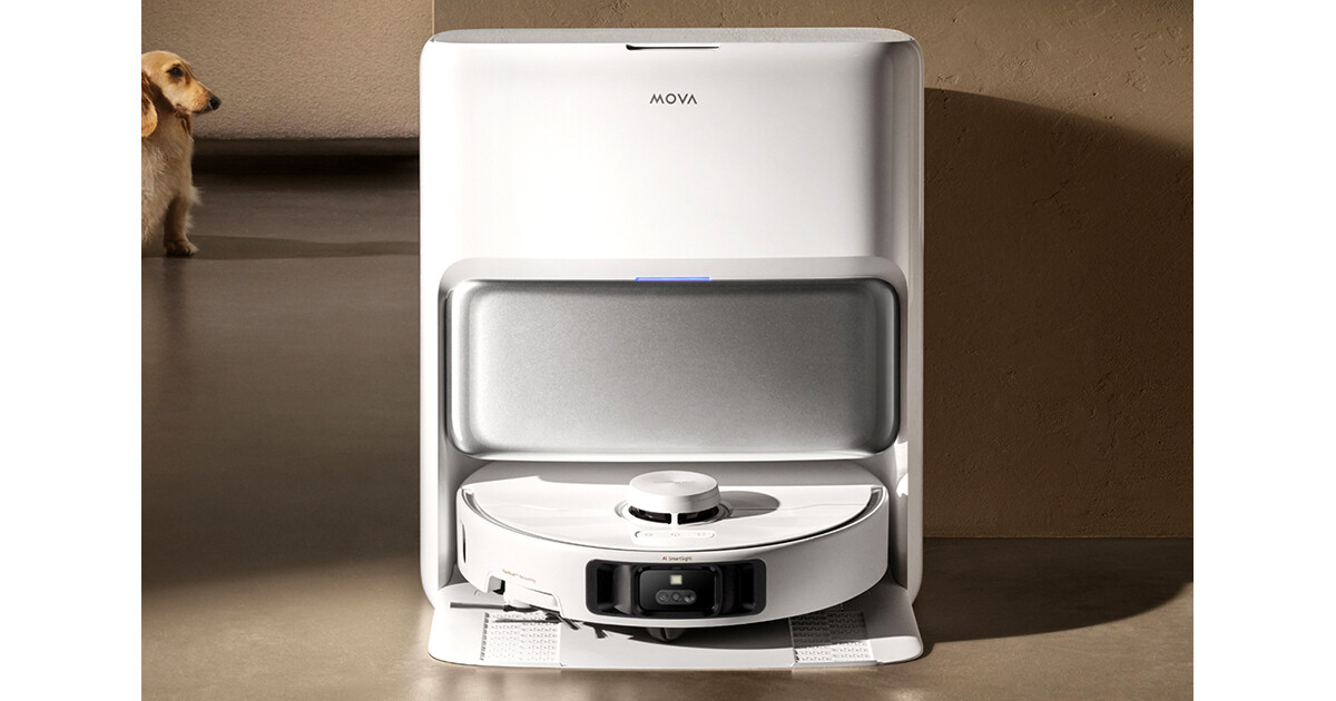 MOVA、図書館レベルの静かさで掃除するロボット掃除機「P50 Pro Ultra