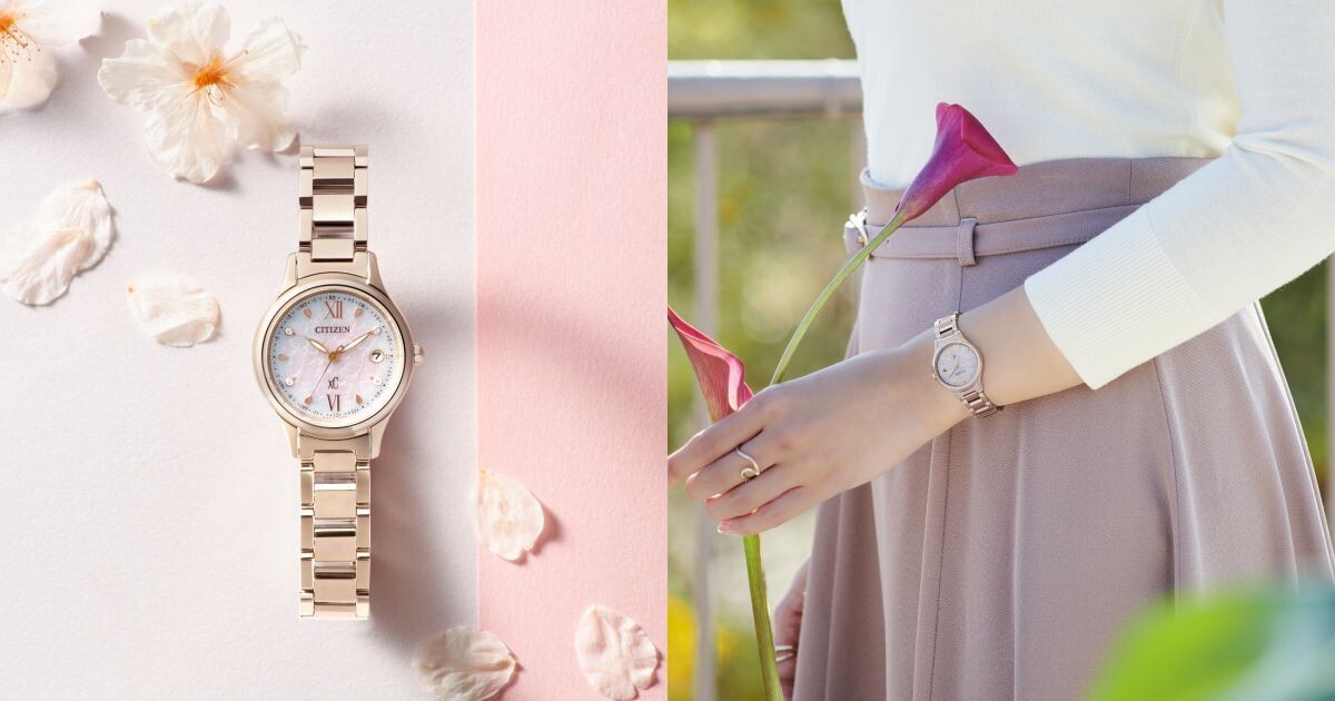 シチズン クロスシー 30周年、桜を詰め込んだ2026年版「SAKURA限定