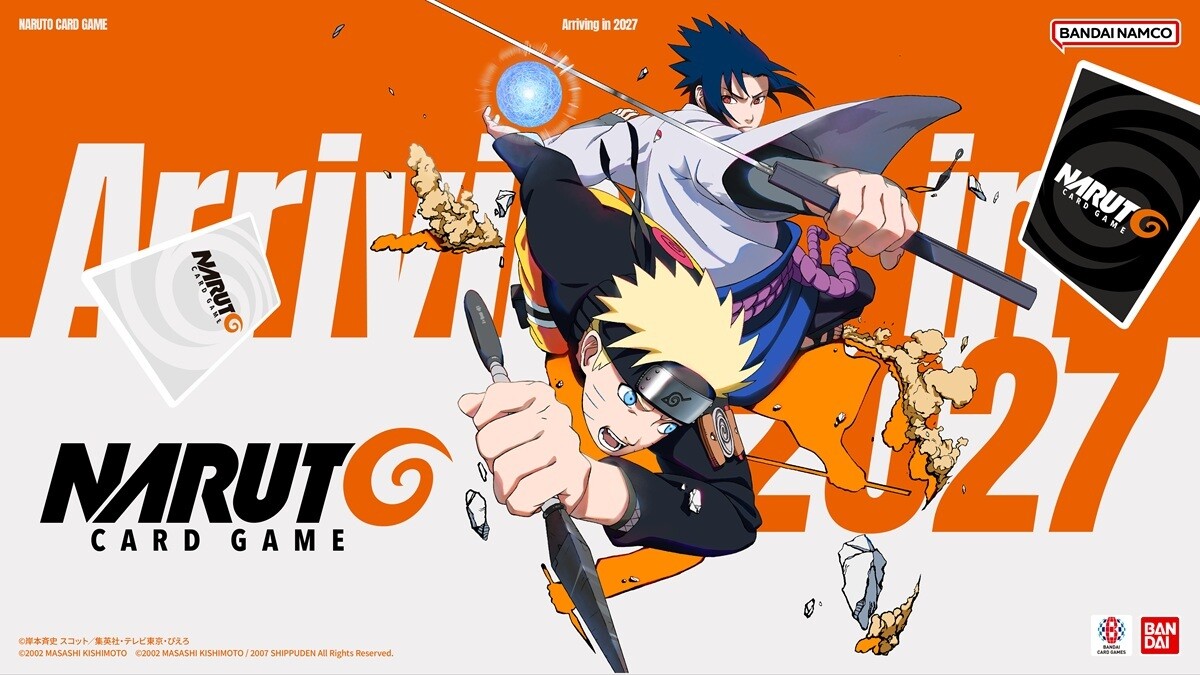 新作TCG『NARUTOカードゲーム』、バンダイより2027年に世界同時