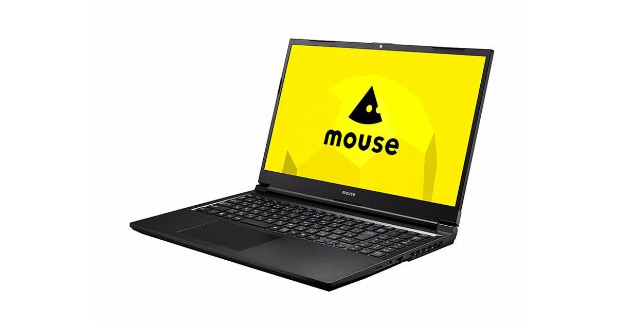 mouse、GeForce RTX 3050 Laptop GPU搭載15.6型ノートPC販売開始