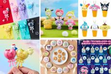 8月新作】サンリオ食玩全5種まとめ - 刺繍缶バッジビスケット新作や