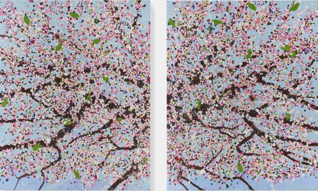 カルティエ現代美術財団、ダミアン・ハースト『Cherry Blossoms』のお披露目となる展覧会を開催