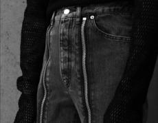 JOHN LAWRENCE SULLIVAN ZIPPED DENIM PANTS 伊勢丹新宿先行発売