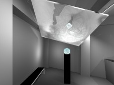 宇宙にできた最初の構造 “原理を直観する”川端憲二の展示が開催　