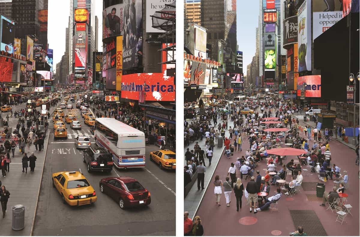 NYタイムズスクエアはなぜ歩行者天国に変わったか...注目のまちづくり手法「タクティカル・アーバニズム」