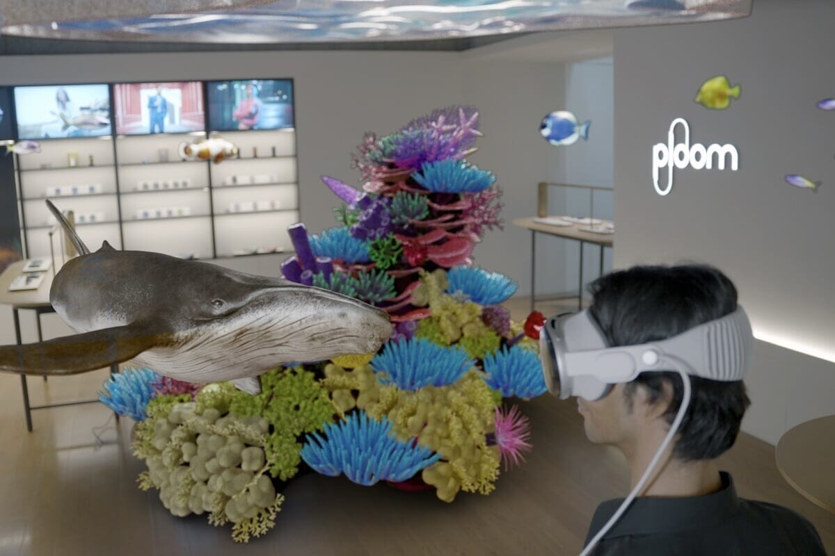 Apple Vision Proで海中を探索...Graffityが手掛ける空間映像「Ploom Dive」