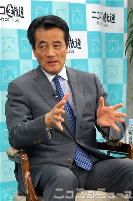 「若者にもきちんと説明したい」 岡田副総理、ニコ生で「消費増税」への理解求める