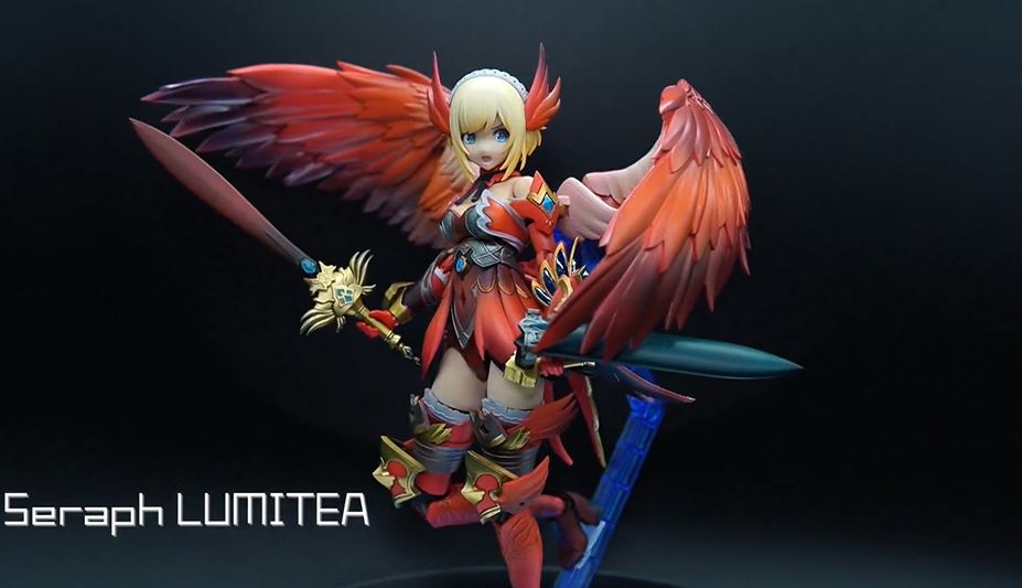 アルカナディア ルミティア 全塗装 完成品 アルカナディア」ルミティアを燃え盛るセラフモードへ塗装してみた