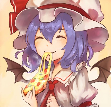 どのトッピングがお好き ピザを食べている 女性キャラクターのイラスト集 記事詳細 Infoseekニュース