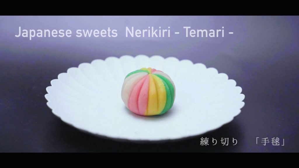 なんと美しい和菓子映像！ 練り切りで手毬を作る動画が“和”の良さを最大限に引き出してる