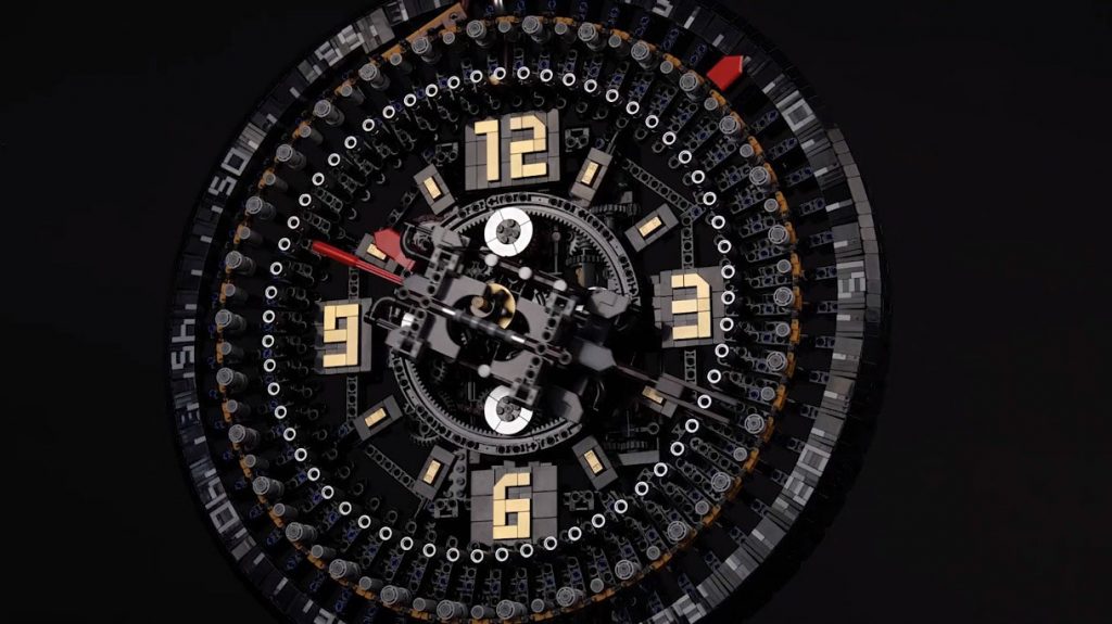 レゴでできた時計がロマンの塊！ “マングルラック機構”を応用した秒針のギミックが非常にカッコイイ
