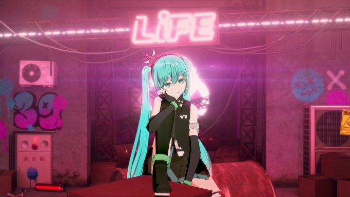 ネオンサインに照らされた初音ミクがクールに歌う！ オシャレで近未来的な演出があふれるステージに「見とれてしまった」「かっこよすぎ」の声